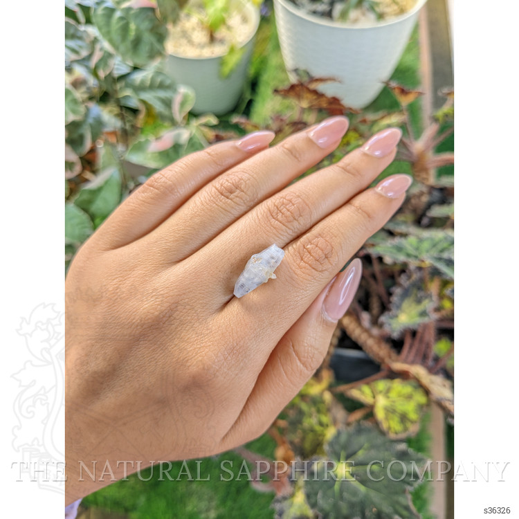 11.02 Ct. Grey Sapphire Crystal from Ceylon (Sri Lanka)