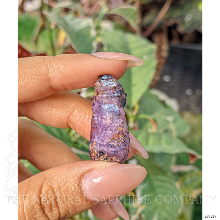 41.56 Ct. Purple Sapphire Crystal from Ceylon (Sri Lanka)