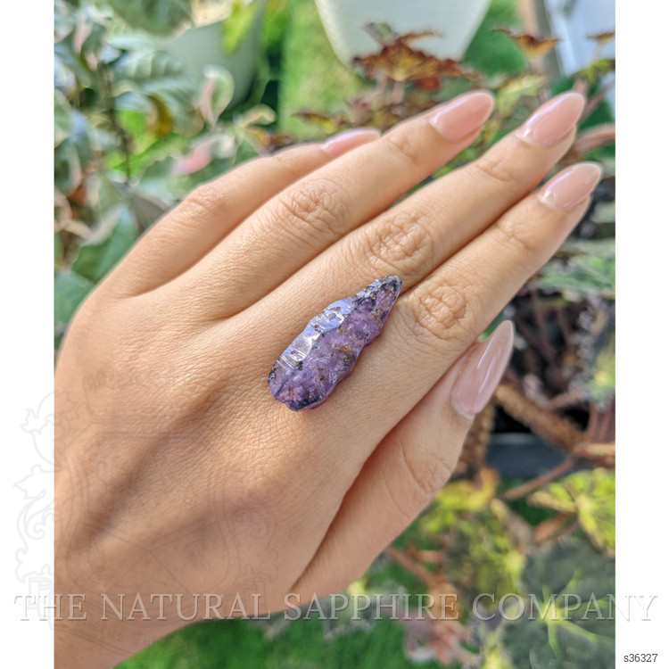 41.56 Ct. Purple Sapphire Crystal from Ceylon (Sri Lanka)