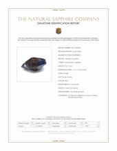 10.42 Ct. Blue Rough Sapphire Crystal from Ceylon (Sri Lanka) Scan Report
