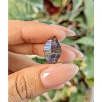 10.42 Ct. Blue Rough Sapphire Crystal from Ceylon (Sri Lanka) Life Style