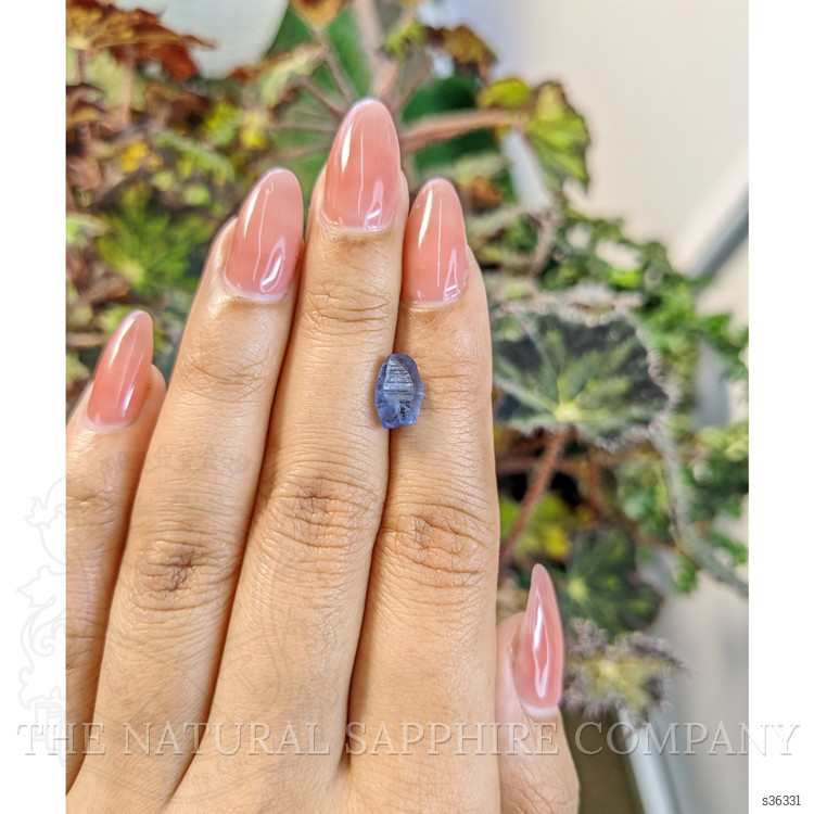 2.93 Ct. Blue Sapphire Crystal from Ceylon (Sri Lanka)