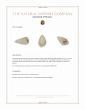 6.84 Ct. Yellow Sapphire Crystal from Ceylon (Sri Lanka) Appraisal