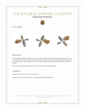 25.96 Ct. Multi Color Rough Sapphire Crystal from Ceylon (Sri Lanka) Appraisal