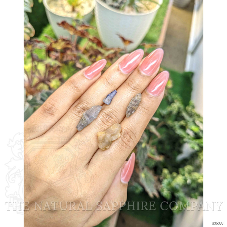 25.96 Ct. Multi Color Rough Sapphire Crystal from Ceylon (Sri Lanka)