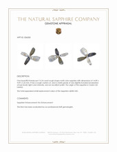 15.24 Ct. Multi Color Rough Sapphire Crystal from Ceylon (Sri Lanka) Appraisal