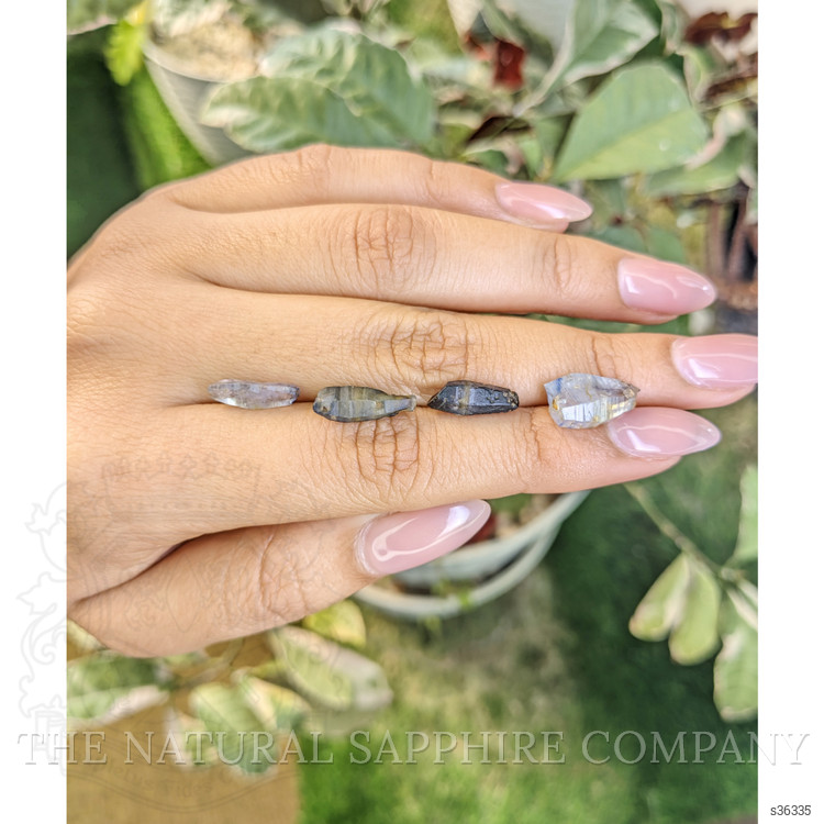 15.24 Ct. Multi Color Rough Sapphire Crystal from Ceylon (Sri Lanka)