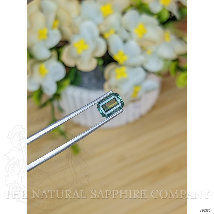 1.03 Ct. Bluish Green Sapphire from Madagascar