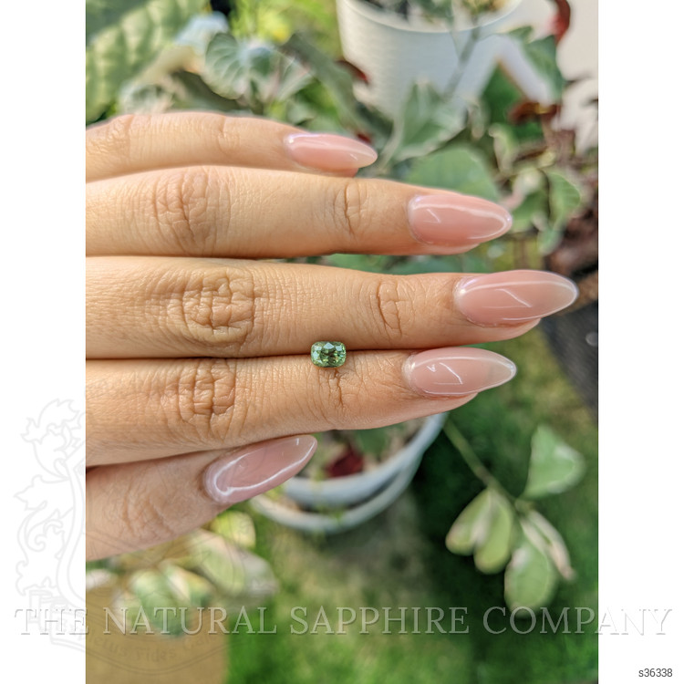 0.82 Ct. Yellowish Green Sapphire from Madagascar