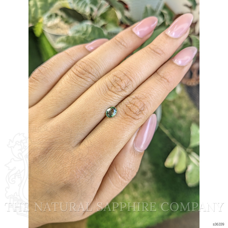 0.56 Ct. Green Sapphire from Madagascar