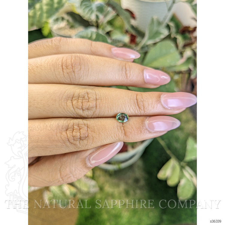 0.56 Ct. Green Sapphire from Madagascar