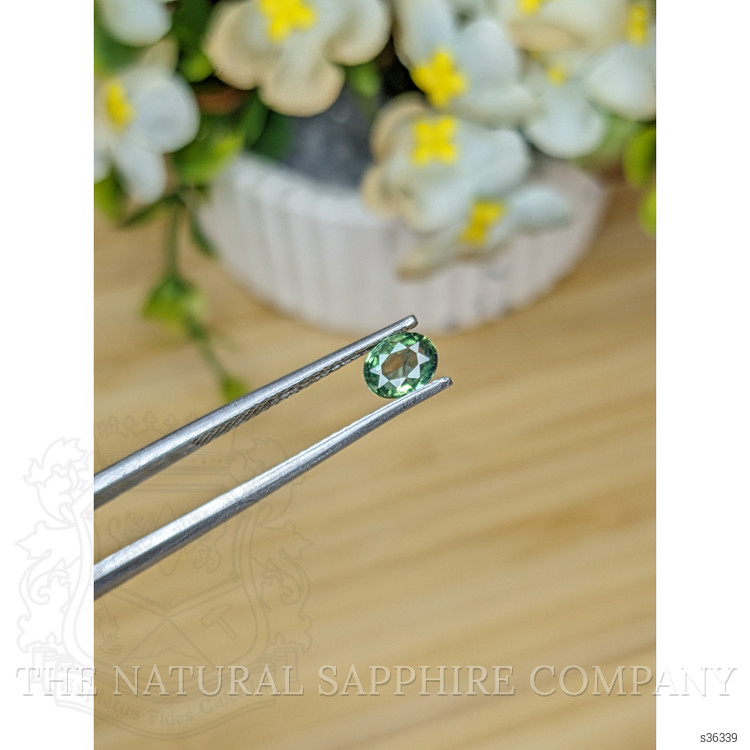 0.56 Ct. Green Sapphire from Madagascar