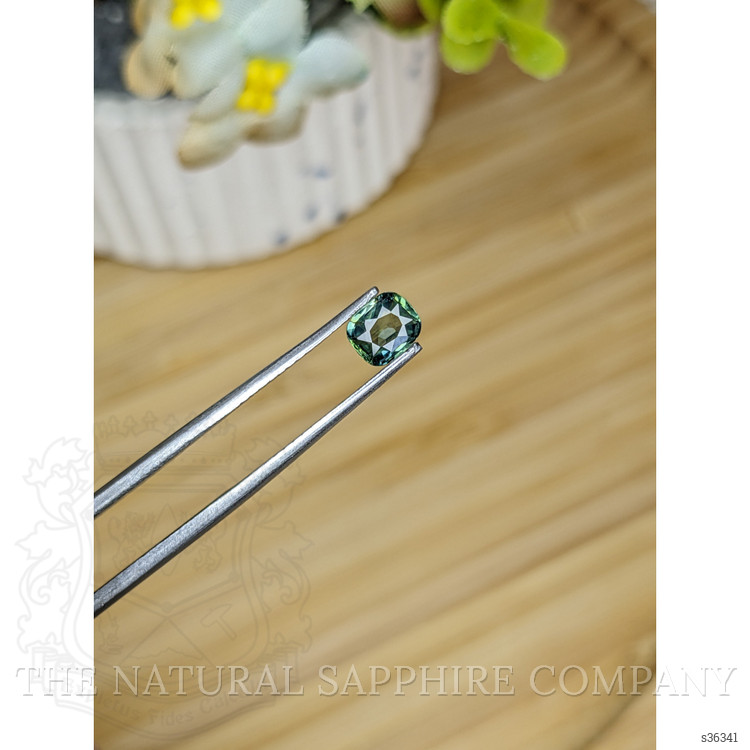0.63 Ct. Green Sapphire from Madagascar