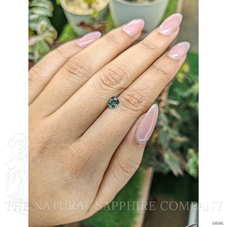 0.63 Ct. Green Sapphire from Madagascar