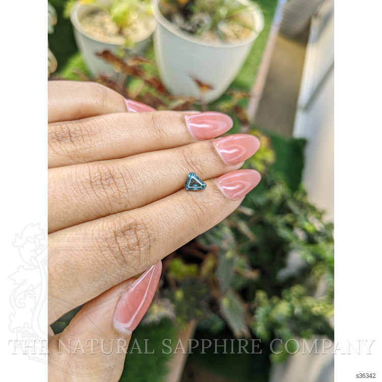 1.04 Ct. Greenish Blue Sapphire from Madagascar