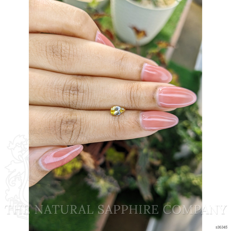 0.58 Ct. Bi Color Sapphire from Ceylon (Sri Lanka)