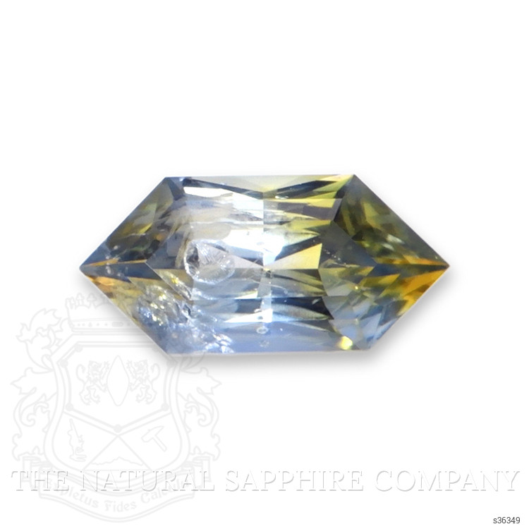 0.49 Ct. Bi Color Sapphire from Ceylon (Sri Lanka)