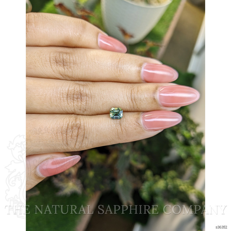 1.24 Ct. Yellowish Green Sapphire from Madagascar