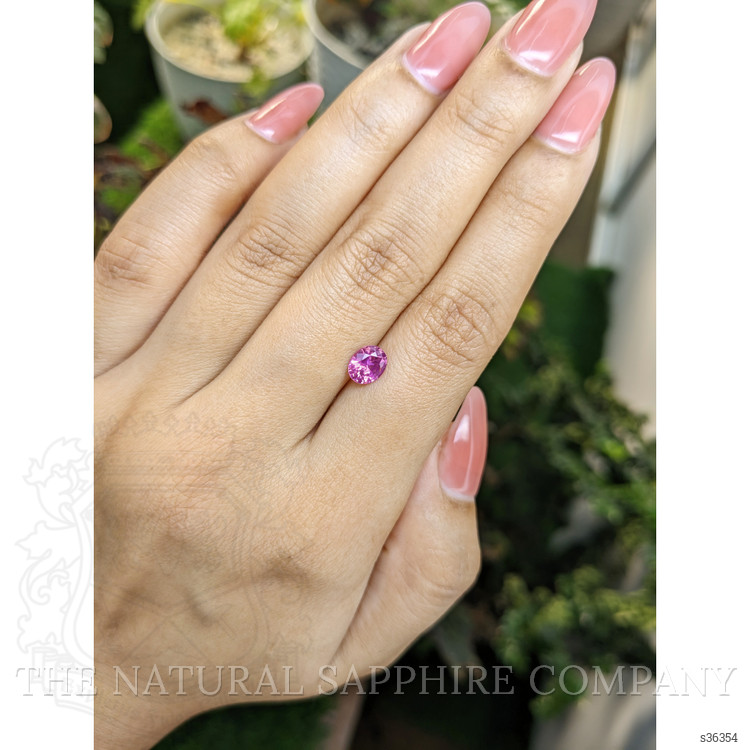0.94 Ct. Pinkish Purple Sapphire from Ceylon (Sri Lanka)