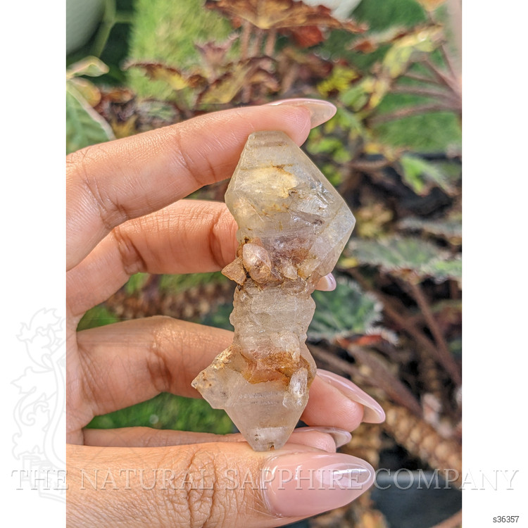 153.27 Ct. Bi Color Rough Sapphire Crystal from Ceylon (Sri Lanka)