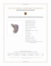 22.21 Ct. Purple Sapphire Crystal from Ceylon (Sri Lanka) Scan Report