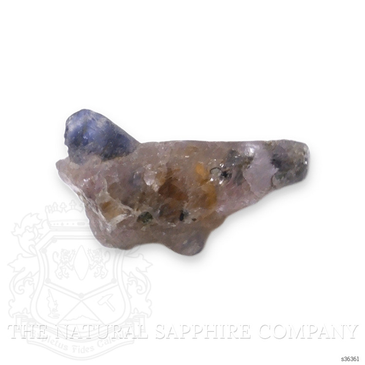 14.10 Ct. Bi Color Rough Sapphire Crystal from Ceylon (Sri Lanka)