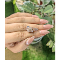 14.10 Ct. Bi Color Rough Sapphire Crystal from Ceylon (Sri Lanka) Life Style