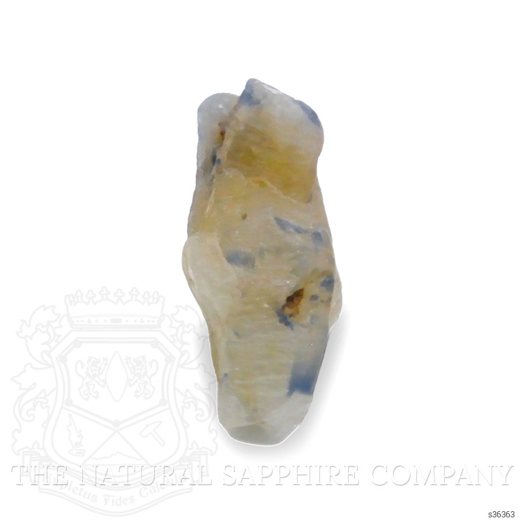 17.67 Ct. Bi Color Rough Sapphire Crystal from Ceylon (Sri Lanka)