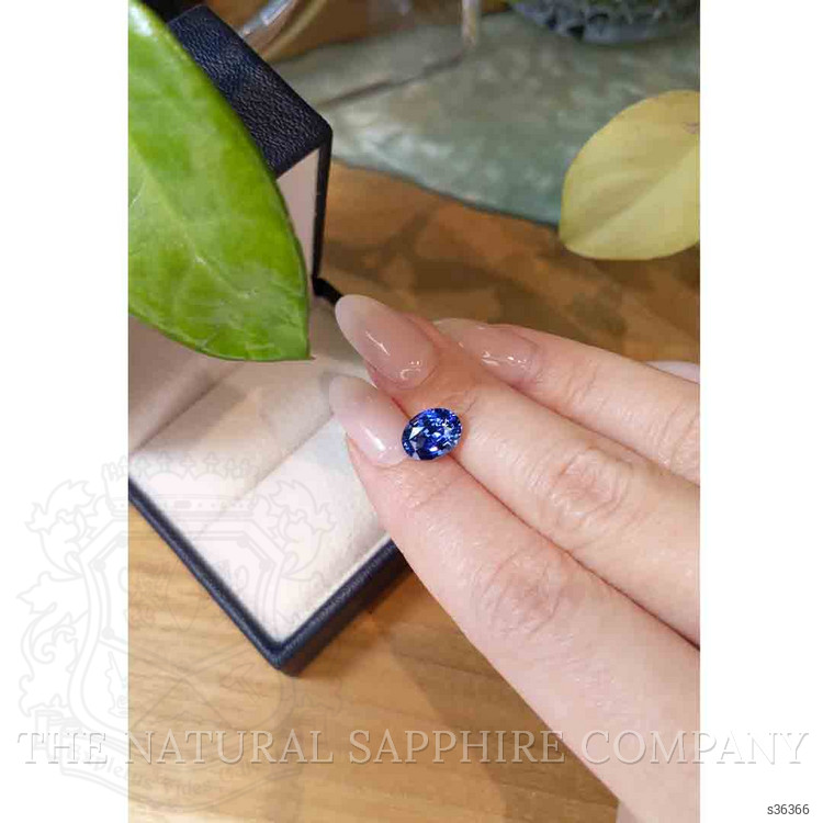 3.23 Ct. Blue Sapphire from Ceylon (Sri Lanka)