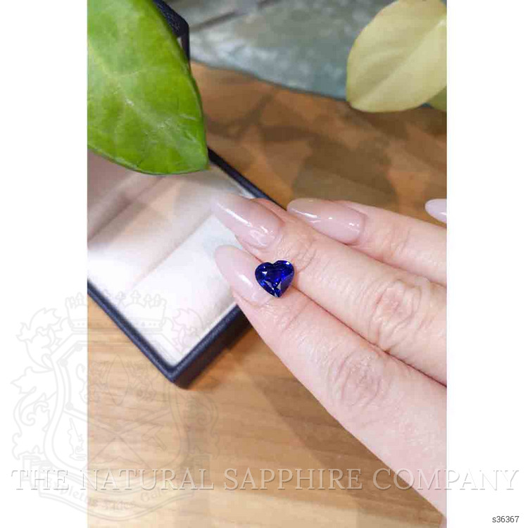 3.64 Ct. Blue Sapphire from Ceylon (Sri Lanka)