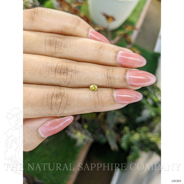0.29 Ct. Yellow Sapphire from Ceylon (Sri Lanka)