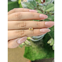 0.87 Ct. Peach Sapphire from Ceylon (Sri Lanka) Life Style