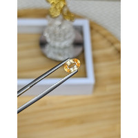 0.87 Ct. Peach Sapphire from Ceylon (Sri Lanka) Life Style