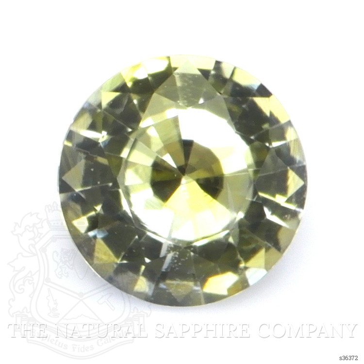 0.28 Ct. Greenish Yellow Sapphire from Ceylon (Sri Lanka)