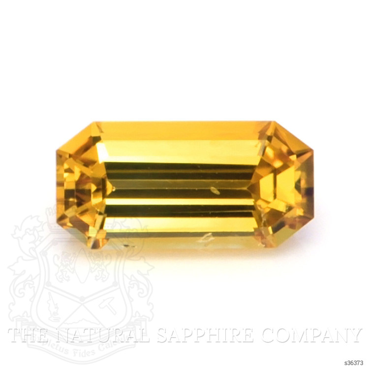 0.61 Ct. Yellowish Orange Sapphire from Ceylon (Sri Lanka)