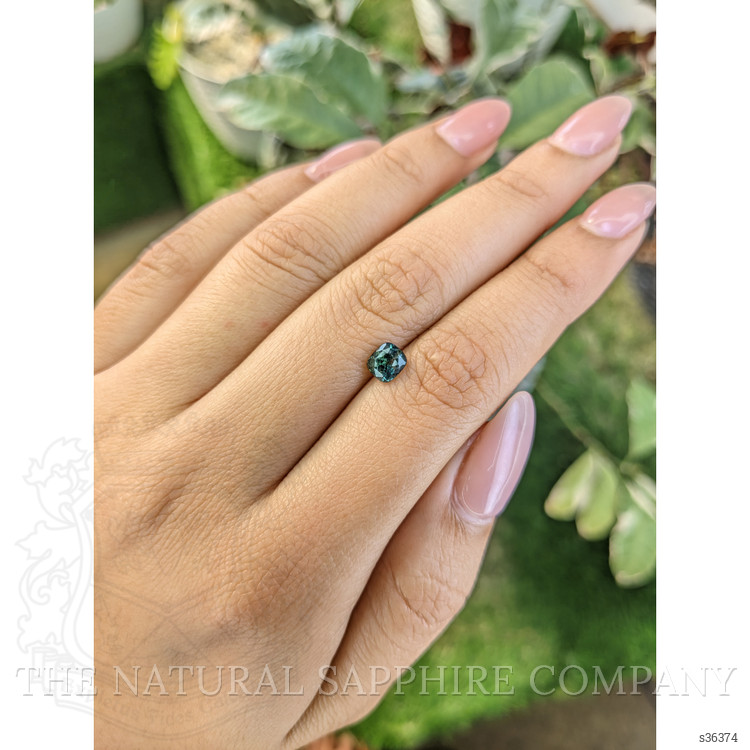 0.97 Ct. Bluish Green Sapphire from Madagascar