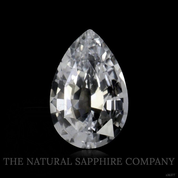 0.66 Ct. White Sapphire from Ceylon (Sri Lanka)