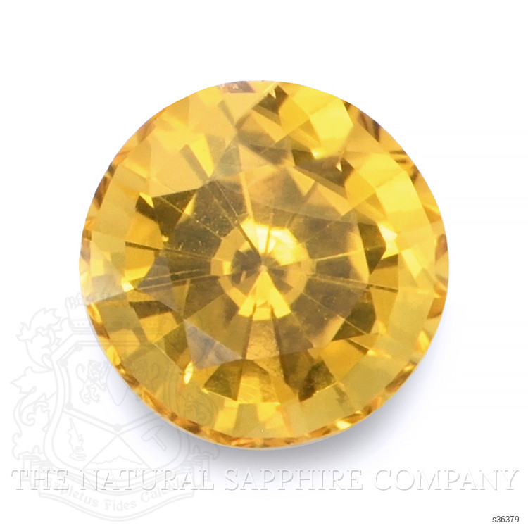 0.76 Ct. Yellow Sapphire from Ceylon (Sri Lanka)