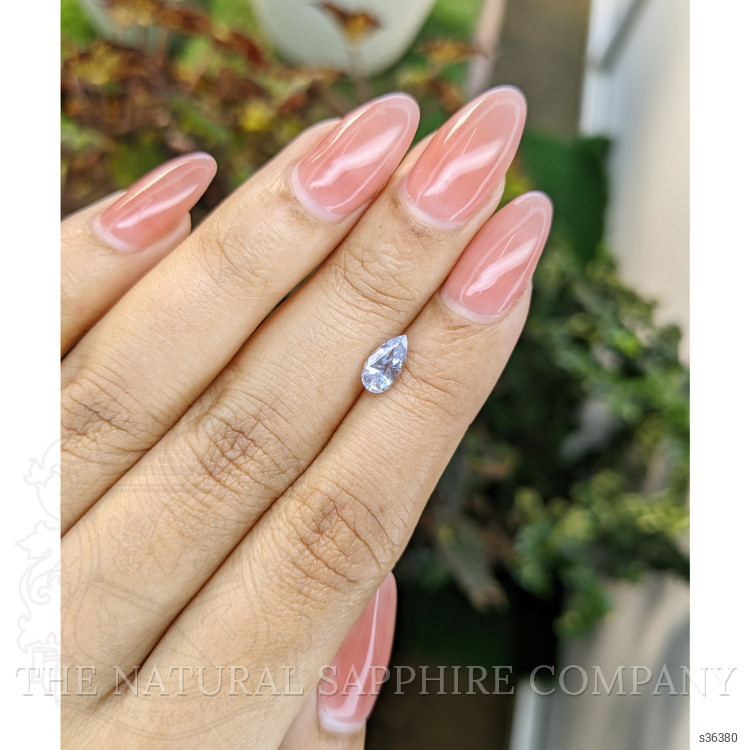 0.89 Ct. Blue Sapphire from Ceylon (Sri Lanka)