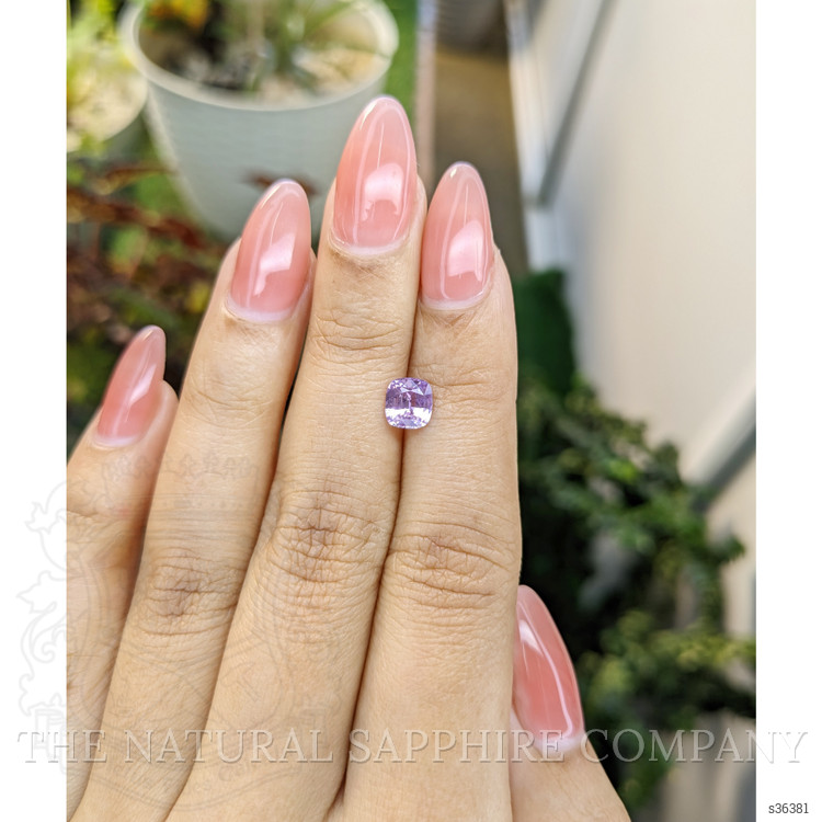1.08 Ct. Pinkish Purple Sapphire from Ceylon (Sri Lanka)