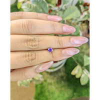 0.59 Ct. Pinkish Purple Sapphire from Ceylon (Sri Lanka) Life Style