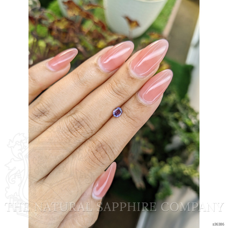 0.50 Ct. Pinkish Purple Sapphire from Ceylon (Sri Lanka)