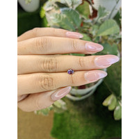 0.57 Ct. Pinkish Purple Sapphire from Ceylon (Sri Lanka) Life Style
