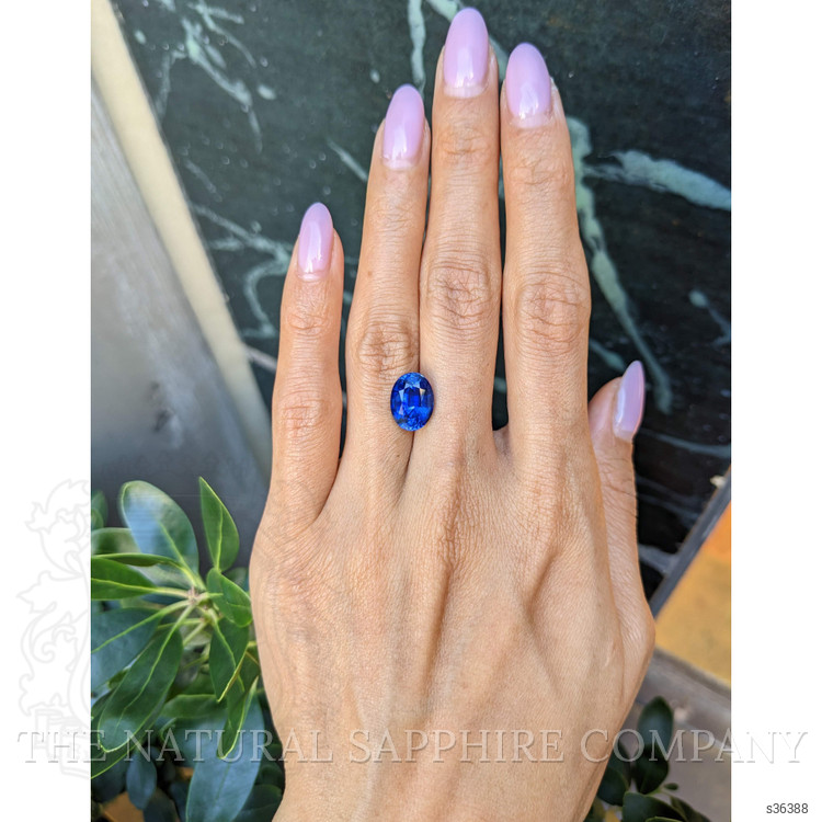 5.52 Ct. Blue Sapphire from Ceylon (Sri Lanka)