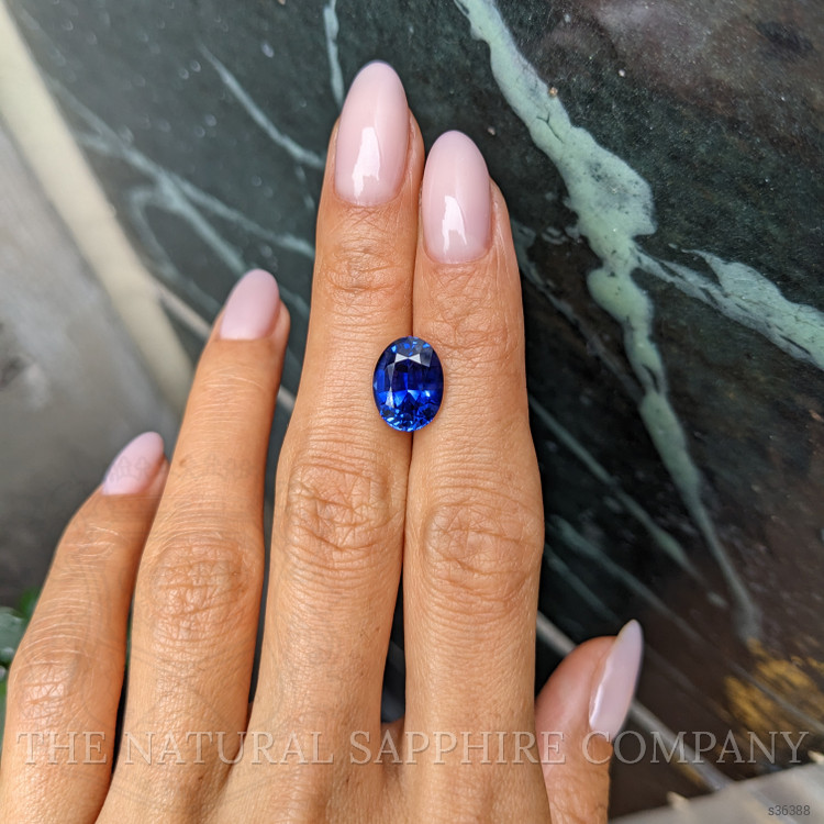 5.52 Ct. Blue Sapphire from Ceylon (Sri Lanka)