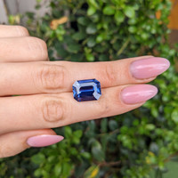 12.18 Ct. Blue Sapphire from Ceylon (Sri Lanka) Life Style