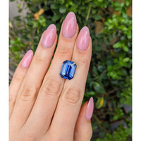 12.18 Ct. Blue Sapphire from Ceylon (Sri Lanka) Life Style