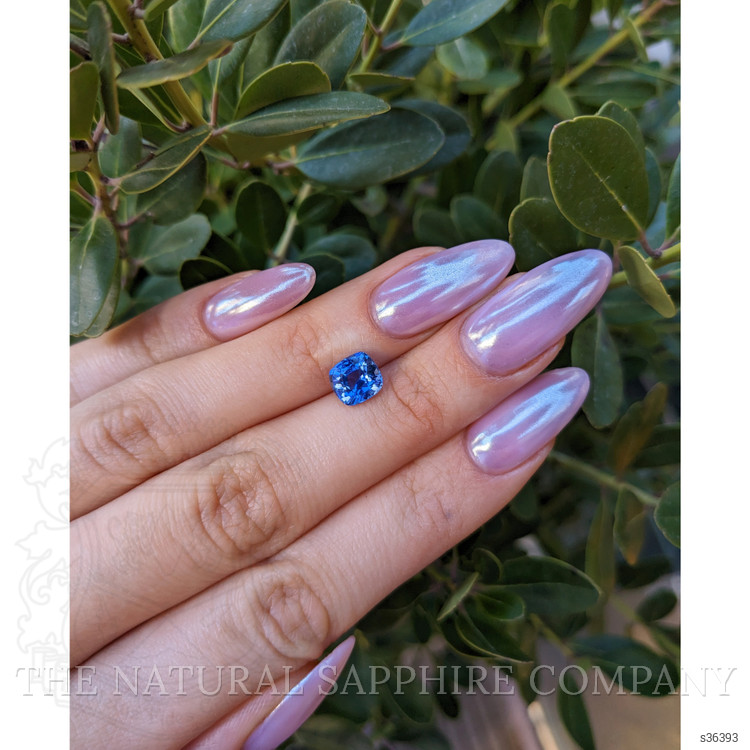 2.56 Ct. Blue Sapphire from Ceylon (Sri Lanka)