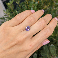 2.39 Ct. Pinkish Purple Sapphire from Ceylon (Sri Lanka) Life Style