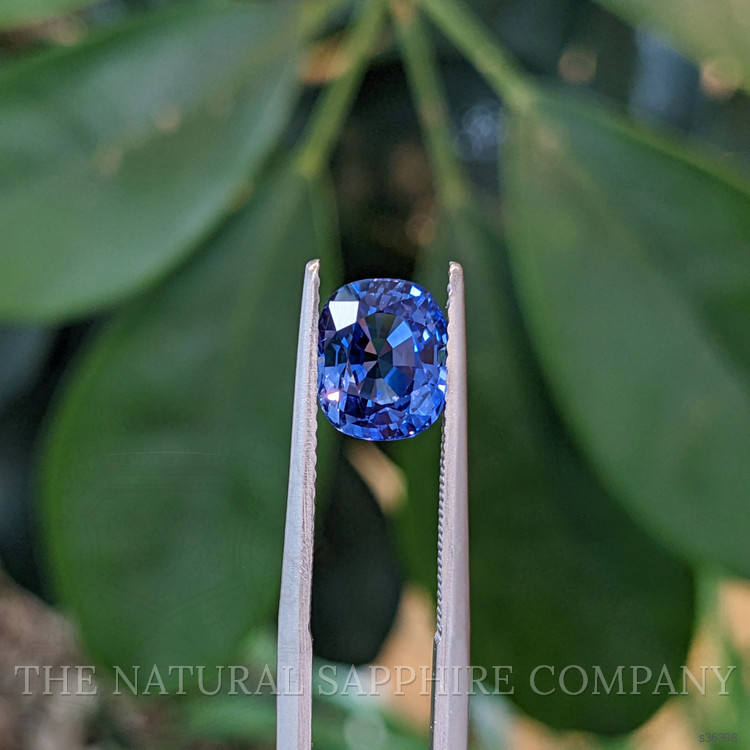 2.96 Ct. Blue Sapphire from Ceylon (Sri Lanka)